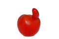 Unusual funny red tomato