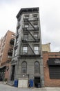 Unusual, Grey New York Building Royalty Free Stock Photo