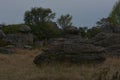 Unusual and mistrial rock formations