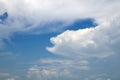 Unusual monster looking cloud formation Royalty Free Stock Photo