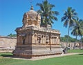 Unusual monuments outside the main hall of worship