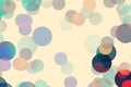 Fun multi-colored circles on a light background Royalty Free Stock Photo