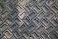 Unusual pattern brick wall