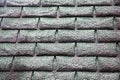 Unusual pattern brick wall