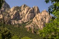 Unusual Rhino Horn shaped peaks on a Corsican Mountain.