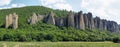 Unusual Rock Formations known as Penitents, Les Mees, France