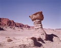 Unusual rock formations, Moon Valley (Valle de la Luna), national park Ischigualasto, San Juan, Argentina Royalty Free Stock Photo