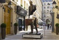 Unusual sculpture in the center of Paris