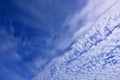 Unusual Sky and Cloud Formation Creates Abstract Pattern Royalty Free Stock Photo