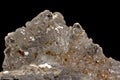 Chalcedony var. hyalite on matrix, varity of Opal Royalty Free Stock Photo