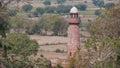 unusual spiked tower at fatephur sikri