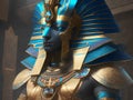 Guardian of Souls: Invoke the Spirit of Osiris, the God of the Underworld, with our Mesmerizing Picture