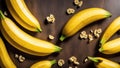 Unveiling Beauty National Banana Lovers Day through the Lens of a Banana Peel.AI Generated