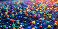 Unveiling Complex Data Relationships A Macro Abstract Visualization of Dots Lines and Network Connections Royalty Free Stock Photo