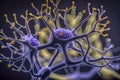 Unveiling the Complexities of the Mind: 3D Visualization of a Neural Network, ai generative