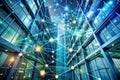 Unveiling the Data Flow Visualizing Smartphone Data Streams and Big Data Architecture Royalty Free Stock Photo