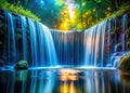 Unveiling Deep Learnings Information Flow A Visual Deep Dive into Big Data Analytics Through Abstract Data Royalty Free Stock Photo