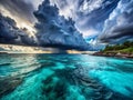 Unveiling the Enigma Atmospheric Haze over the Bermuda Triangle A Mystifying Ocean Landscape