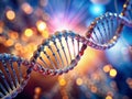Unveiling the Intricate Architecture of a DNA Strand A Microscopic Exploration of Scientific Glassware