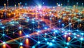 Unveiling the Intricate Architecture of Machine Learning Algorithms An Aerial Perspective on Complex Network Structures Royalty Free Stock Photo