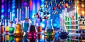 Unveiling Molecular Interactions A Stunning Visual Exploration of Serum and Molecule Dynamics in a Laboratory Setting
