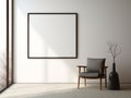 Unveiling Mystery: The Intrigue of a Lone Black Frame in an Enigmatic Empty Room