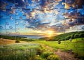 Unveiling the Mystery A Panoramic Jigsaw Puzzle Missing a Crucial Piece A ThoughtProvoking Abstract Image