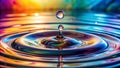 Unveiling the Neutral pH of Water A Surreal Infographic Explores the Equilibrium of Water Drops Highlighting the