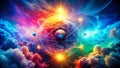 Unveiling the Quantum Enigma An Aerial Perspective on the Electron Cloud Structure of an Atom