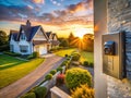 Unveiling a Rustic Country Homes Smart Video Intercom System A DronesEye View of Modern Security and Convenience