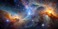 Unveiling the Secrets of Stellar Nebula Formation A Visual Exploration of the Rule of Thirds in Cosmic Cloud
