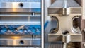 Unveiling the Strength: A Microscopic View of Hydraulic Sheet Metal Bending AI generated
