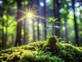 Unveiling the Subtle Energy Dance of Ecosystems Bokeh Photography Explores the Interconnectedness of Life and Royalty Free Stock Photo