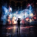 Unveiling the Unseen: An Interactive Projection Mapping Experience