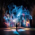 Unveiling the Unseen: An Interactive Projection Mapping Experience