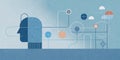 Unveiling Unsupervised Learning A Deep Dive into the Abstract World of Machine Learning with a Thin Line Illustration