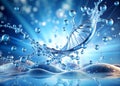 Unveiling Waters Intricate Molecular Structure A Computational Model of Hydrated Double Helix Generative AI