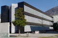 Unversity building of USI, Universita della Svizzera italiana, in Lugano, Switzerland Royalty Free Stock Photo