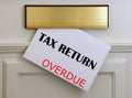 Tax Bill - stamped overdue
