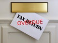 Tax Bill - stamped overdue