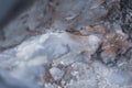 Unworked, natural quartz stone. close up. background. Wall paper.