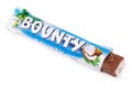 Unwrapped Bounty candy chocolate bar