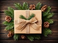 an unwrapped Christmas present Royalty Free Stock Photo