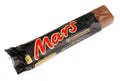 Unwrapped Mars candy chocolate bar