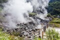 Unzen Hot Spring & Unzen Hell landscape in Nagasaki, Kyushu