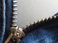 Unzip Jean Royalty Free Stock Photo