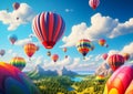 Up, Up, and Away: A Colorful Adventure at the Mountain Lake Ball