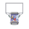 Up board ice cream vending machine cartoon formed character