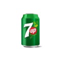 7 UP can on white background