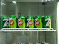 7Up Cane Could In Refrigerator